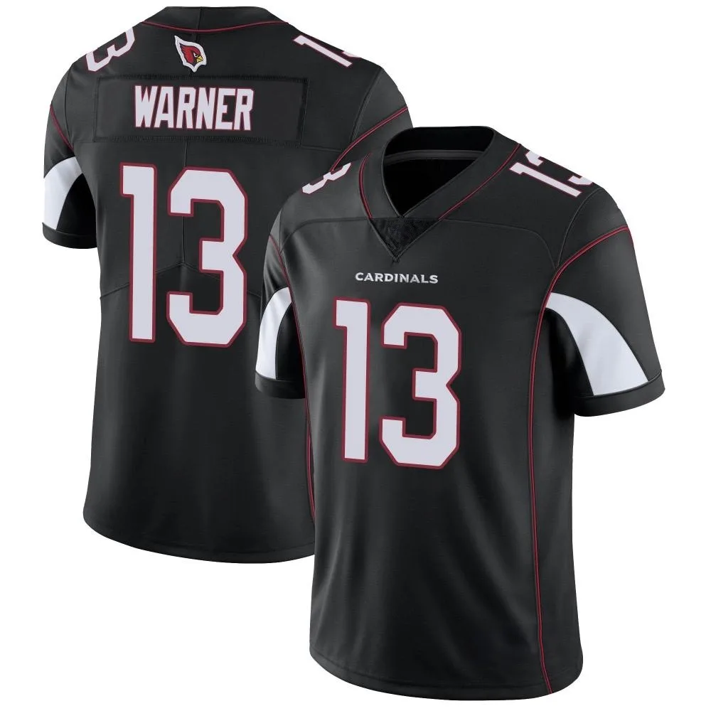 Youth Arizona Cardinals Kurt Warner Nike Vapor Untouchable Limited Black Jersey Youth Arizona Cardinals Kurt Warner Nike Vapor Untouchable Limited Black Jersey