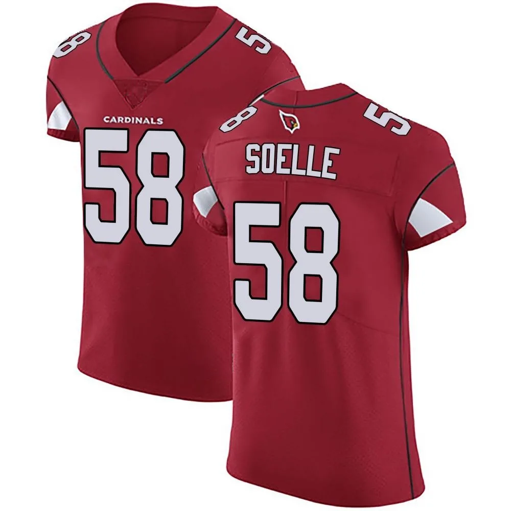 Men's Arizona Cardinals Kyle Soelle Nike Team Color Vapor Untouchable Elite Red Jersey Men's Arizona Cardinals Kyle Soelle Nike Team Color Vapor Untouchable Elite Red Jersey