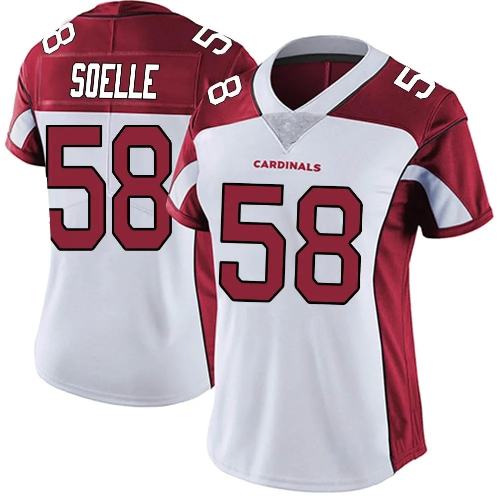 Women's Arizona Cardinals Kyle Soelle Nike Vapor Untouchable Limited White Jersey Women's Arizona Cardinals Kyle Soelle Nike Vapor Untouchable Limited White Jersey