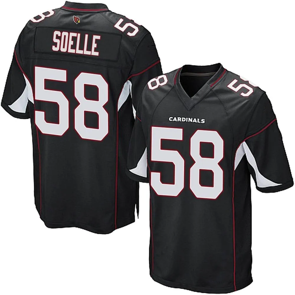 Youth Arizona Cardinals Kyle Soelle Nike Alternate Game Black Jersey Youth Arizona Cardinals Kyle Soelle Nike Alternate Game Black Jersey