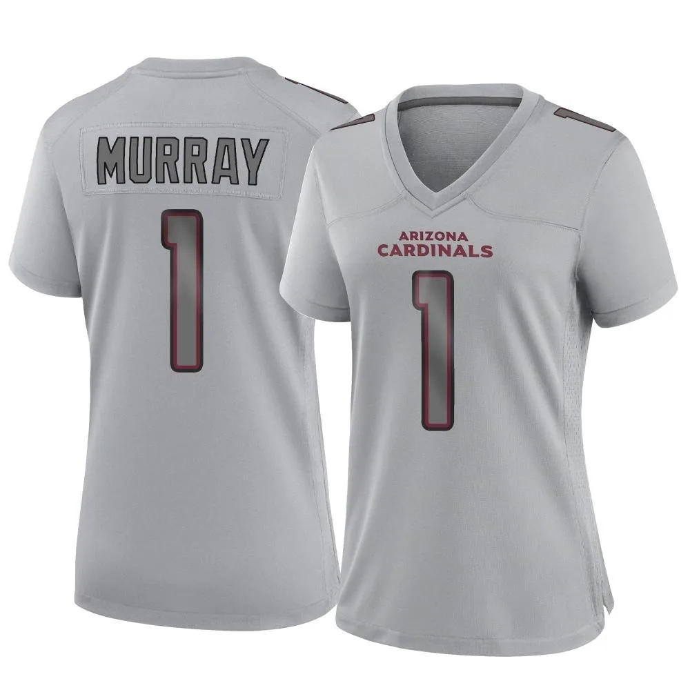 Women's Arizona Cardinals Kyler Murray Nike Atmosphere Fashion Game Gray Jersey Women's Arizona Cardinals Kyler Murray Nike Atmosphere Fashion Game Gray Jersey
