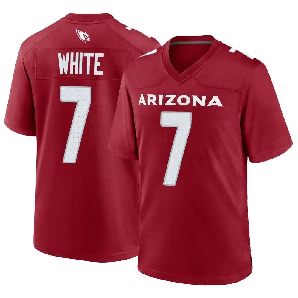 Men's Arizona Cardinals Kyzir White Nike Cardinal Game Jersey Men's Arizona Cardinals Kyzir White Nike Cardinal Game Jersey