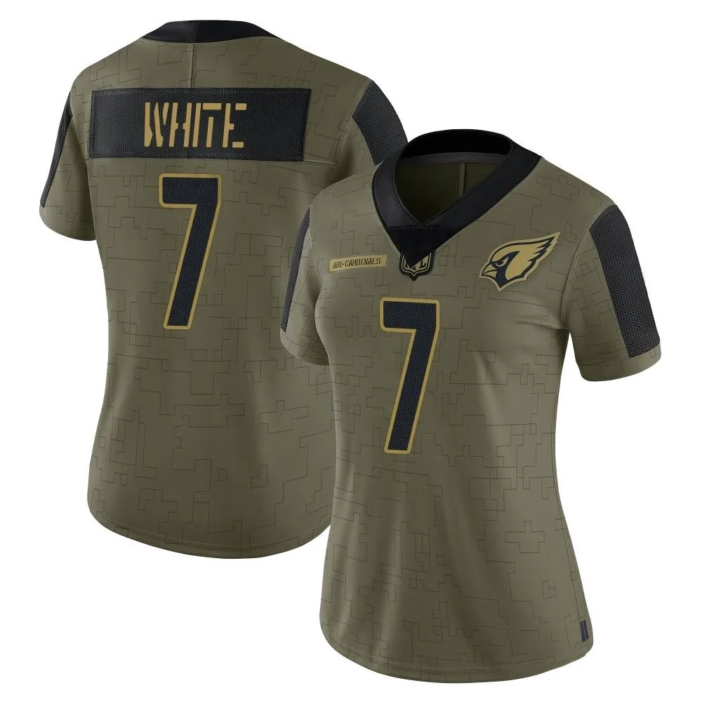 Women's Arizona Cardinals Kyzir White Nike 2021 Salute To Service Limited Olive Jersey Women's Arizona Cardinals Kyzir White Nike 2021 Salute To Service Limited Olive Jersey