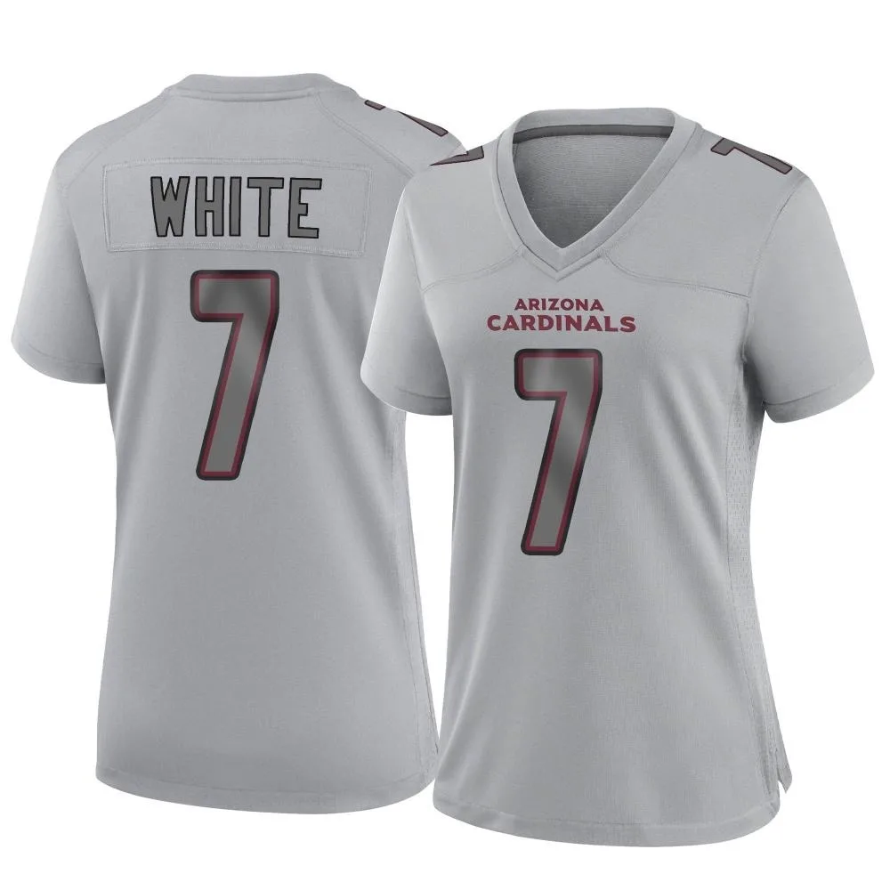 Women's Arizona Cardinals Kyzir White Nike Atmosphere Fashion Game Gray Jersey Women's Arizona Cardinals Kyzir White Nike Atmosphere Fashion Game Gray Jersey