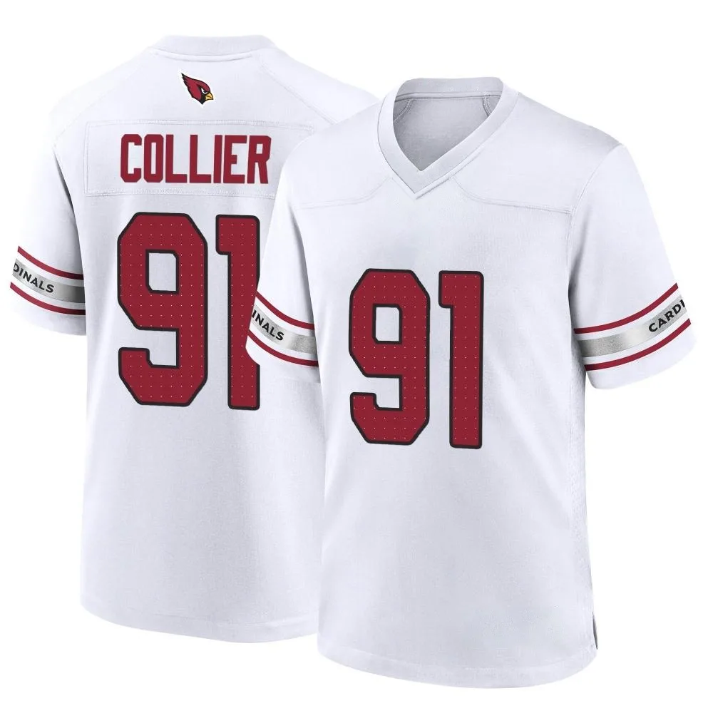 Men's Arizona Cardinals L.j. Collier Nike Game White Jersey Men's Arizona Cardinals L.j. Collier Nike Game White Jersey