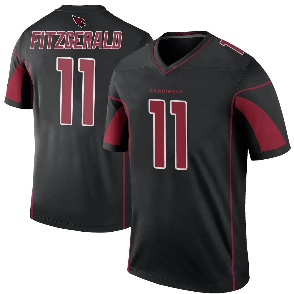 Men's Arizona Cardinals Larry Fitzgerald Nike Color Rush Legend Black Jersey Men's Arizona Cardinals Larry Fitzgerald Nike Color Rush Legend Black Jersey