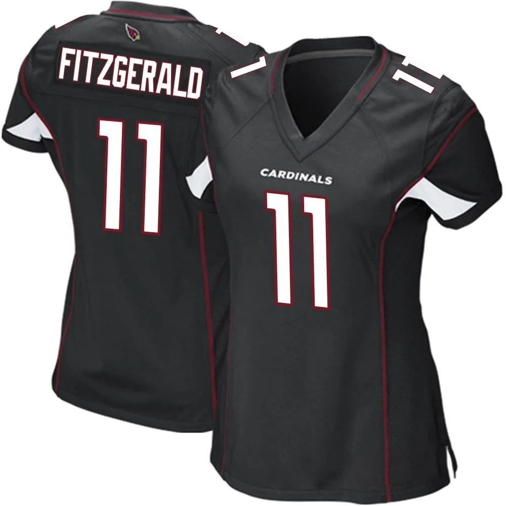 Women's Arizona Cardinals Larry Fitzgerald Nike Alternate Game Black Jersey Women's Arizona Cardinals Larry Fitzgerald Nike Alternate Game Black Jersey