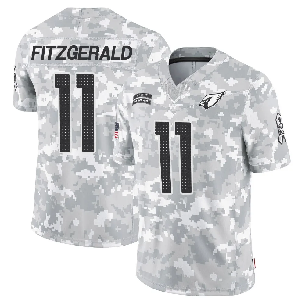 Youth Arizona Cardinals Larry Fitzgerald Nike 2024 Salute To Service Limited Arctic Camo Jersey Youth Arizona Cardinals Larry Fitzgerald Nike 2024 Salute To Service Limited Arctic Camo Jersey