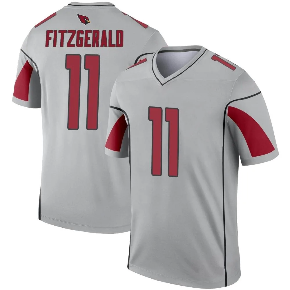 Youth Arizona Cardinals Larry Fitzgerald Nike Inverted Silver Legend Jersey Youth Arizona Cardinals Larry Fitzgerald Nike Inverted Silver Legend Jersey
