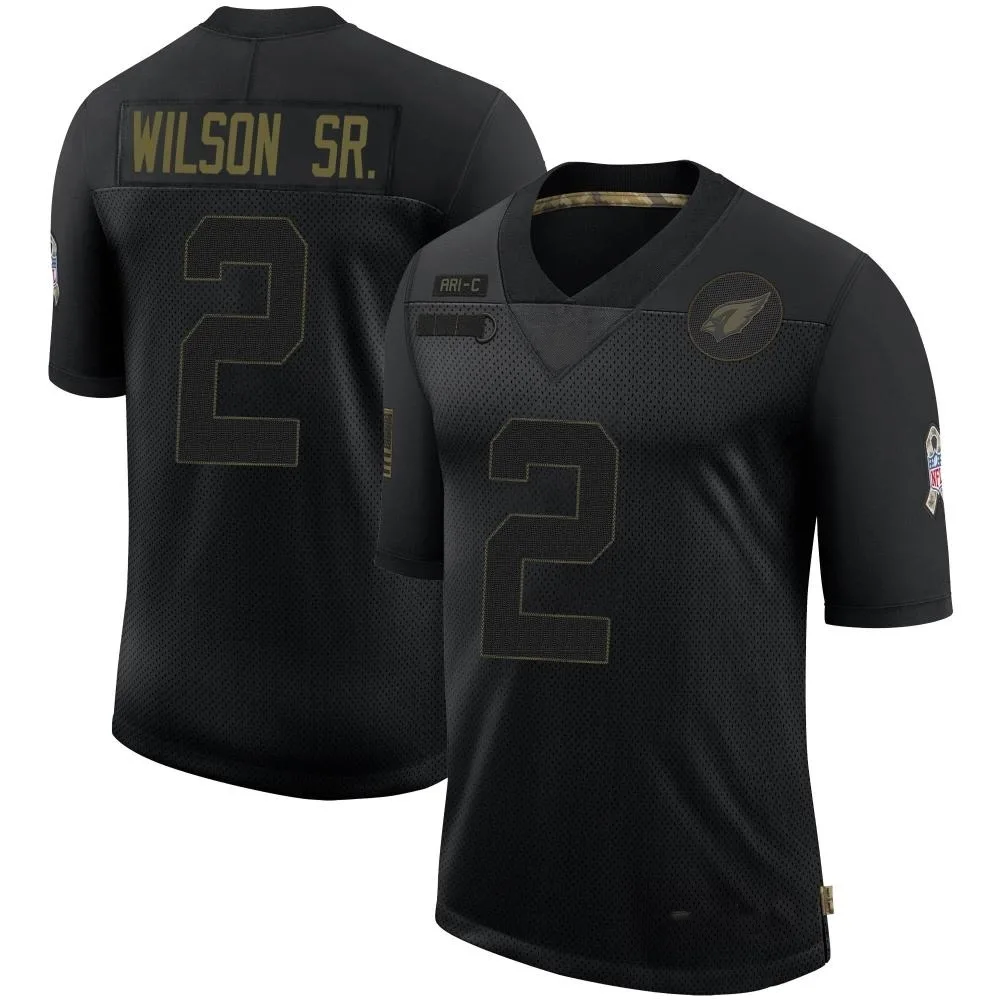 Men's Arizona Cardinals Mack Wilson Sr. Nike 2020 Salute To Service Limited Black Jersey Men's Arizona Cardinals Mack Wilson Sr. Nike 2020 Salute To Service Limited Black Jersey