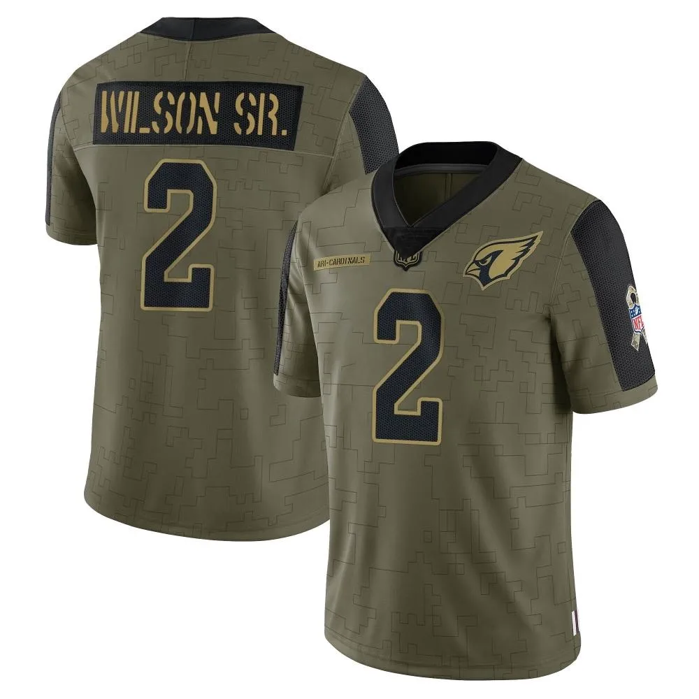 Men's Arizona Cardinals Mack Wilson Sr. Nike 2021 Salute To Service Limited Olive Jersey Men's Arizona Cardinals Mack Wilson Sr. Nike 2021 Salute To Service Limited Olive Jersey