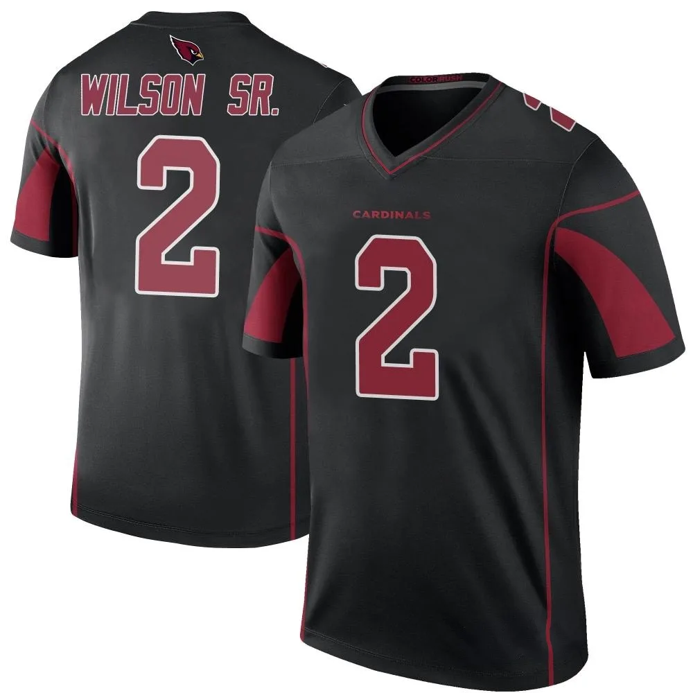 Men's Arizona Cardinals Mack Wilson Sr. Nike Color Rush Legend Black Jersey Men's Arizona Cardinals Mack Wilson Sr. Nike Color Rush Legend Black Jersey