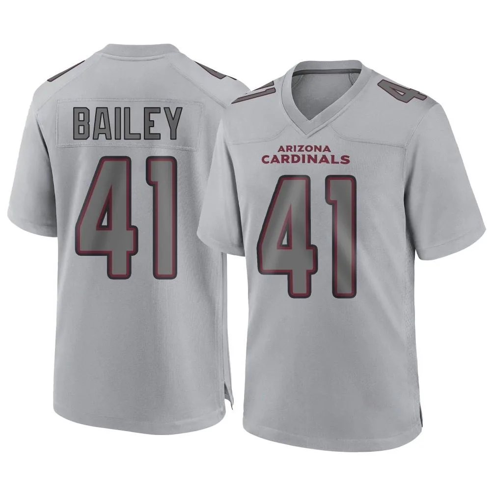 Men's Arizona Cardinals Markus Bailey Nike Atmosphere Fashion Game Gray Jersey Men's Arizona Cardinals Markus Bailey Nike Atmosphere Fashion Game Gray Jersey