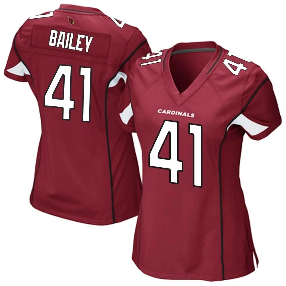 Women's Arizona Cardinals Markus Bailey Nike Cardinal Team Color Game Jersey Women's Arizona Cardinals Markus Bailey Nike Cardinal Team Color Game Jersey