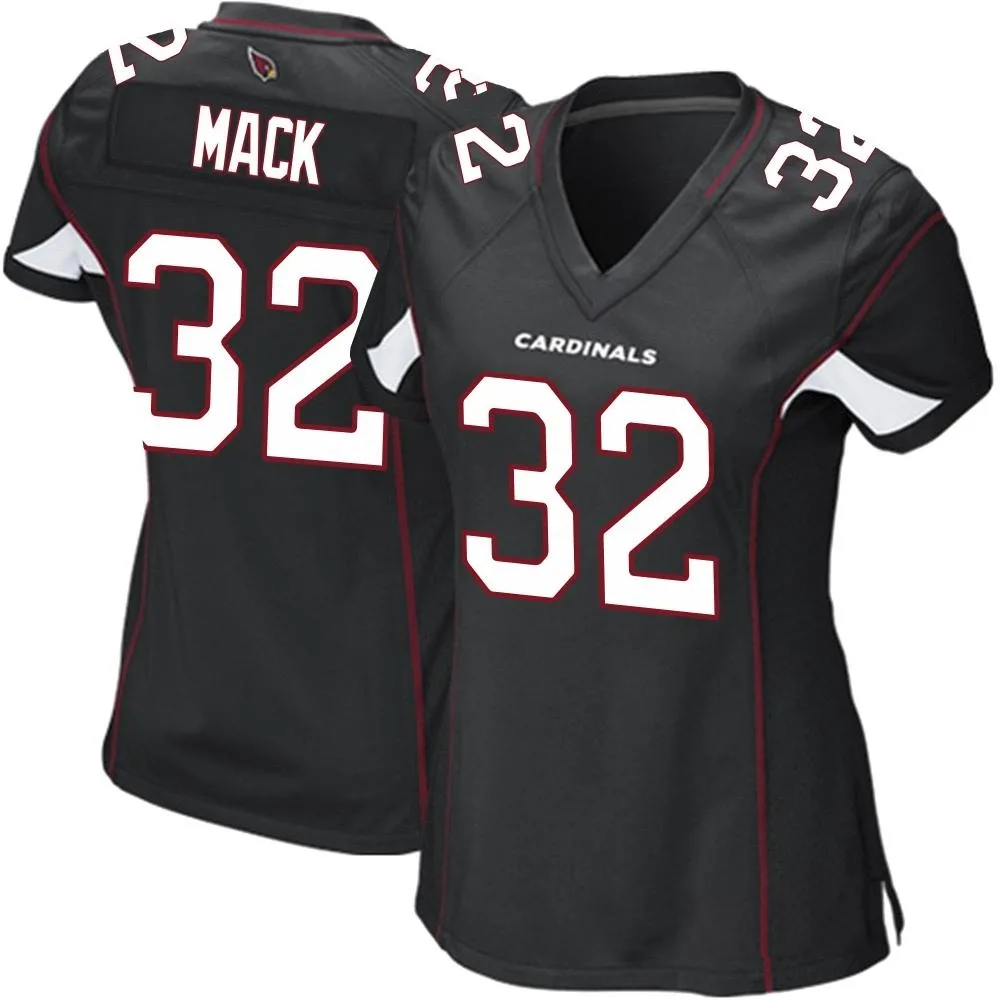 Women's Arizona Cardinals Marlon Mack Nike Alternate Game Black Jersey Women's Arizona Cardinals Marlon Mack Nike Alternate Game Black Jersey