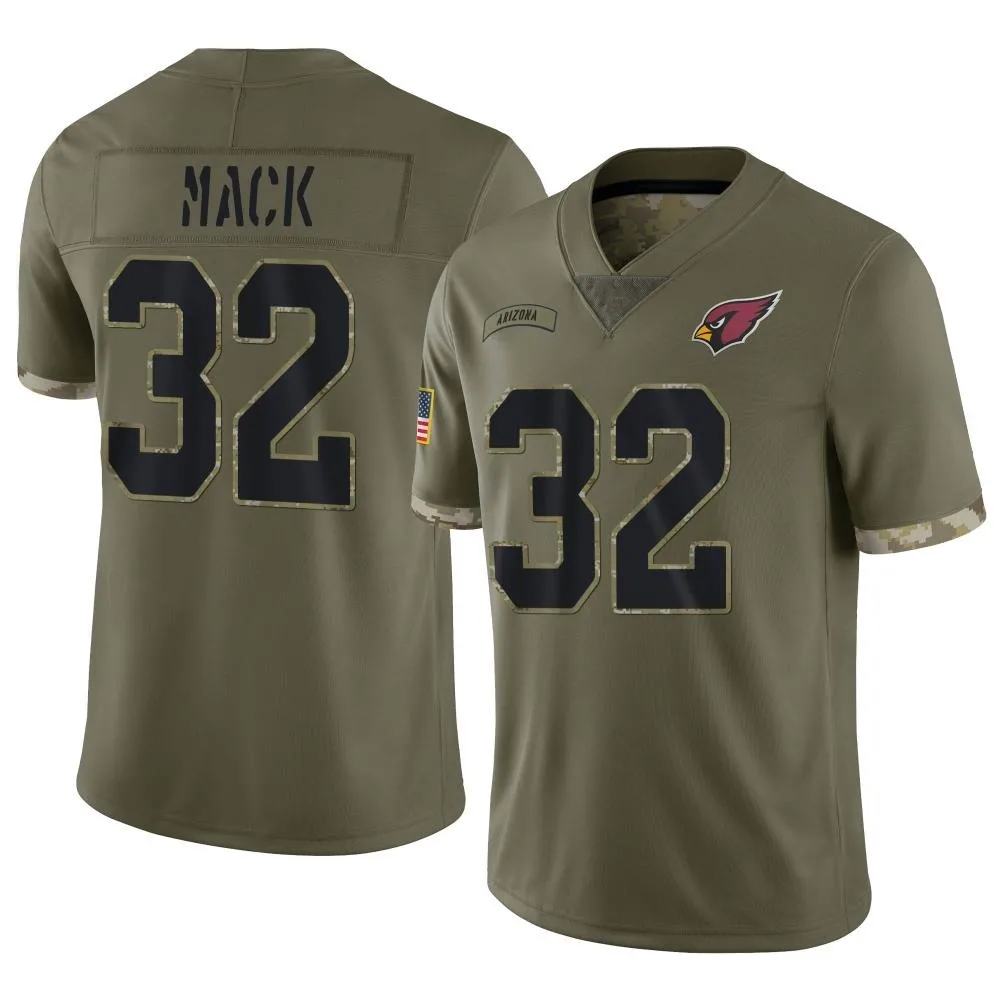 Youth Arizona Cardinals Marlon Mack Nike 2022 Salute To Service Limited Olive Jersey Youth Arizona Cardinals Marlon Mack Nike 2022 Salute To Service Limited Olive Jersey