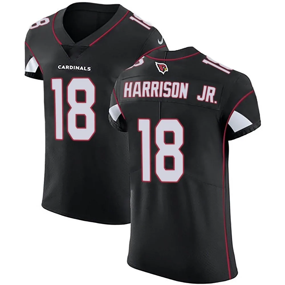 Men's Arizona Cardinals Marvin Harrison Jr. Nike Alternate Vapor Untouchable Elite Black Jersey Men's Arizona Cardinals Marvin Harrison Jr. Nike Alternate Vapor Untouchable Elite Black Jersey