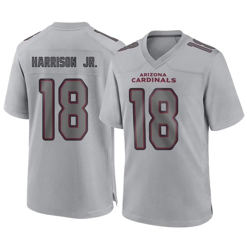 Men's Arizona Cardinals Marvin Harrison Jr. Nike Atmosphere Fashion Game Gray Jersey Men's Arizona Cardinals Marvin Harrison Jr. Nike Atmosphere Fashion Game Gray Jersey