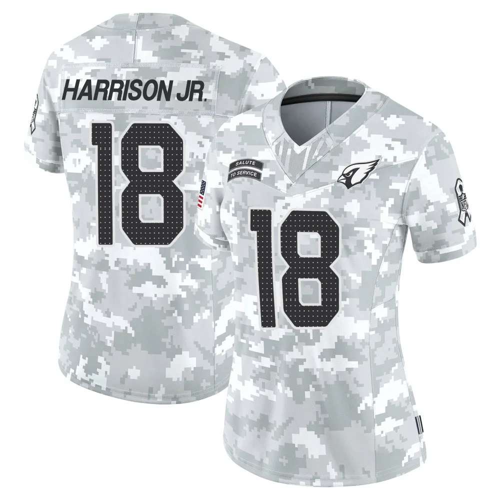 Women's Arizona Cardinals Marvin Harrison Jr. Nike 2024 Salute To Service Limited Arctic Camo Jersey Women's Arizona Cardinals Marvin Harrison Jr. Nike 2024 Salute To Service Limited Arctic Camo Jersey