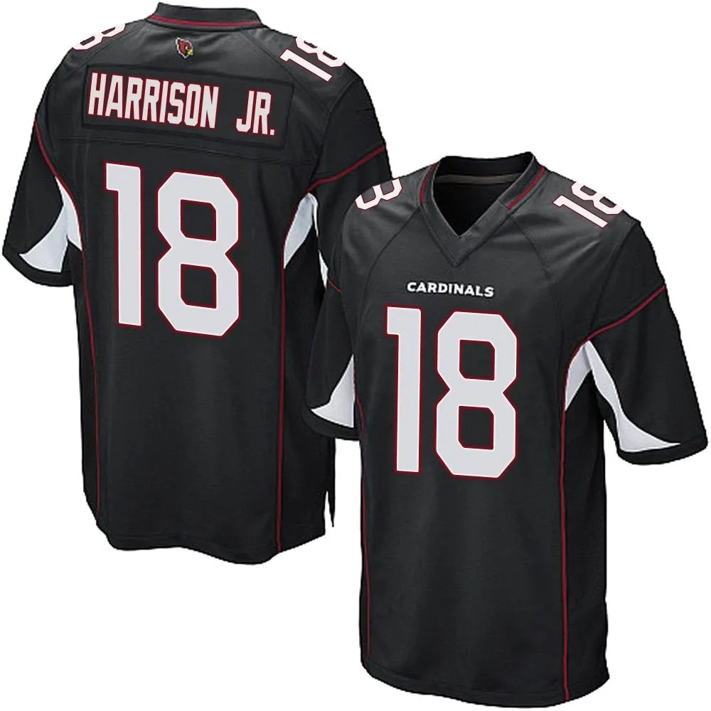 Youth Arizona Cardinals Marvin Harrison Jr. Nike Alternate Game Black Jersey Youth Arizona Cardinals Marvin Harrison Jr. Nike Alternate Game Black Jersey