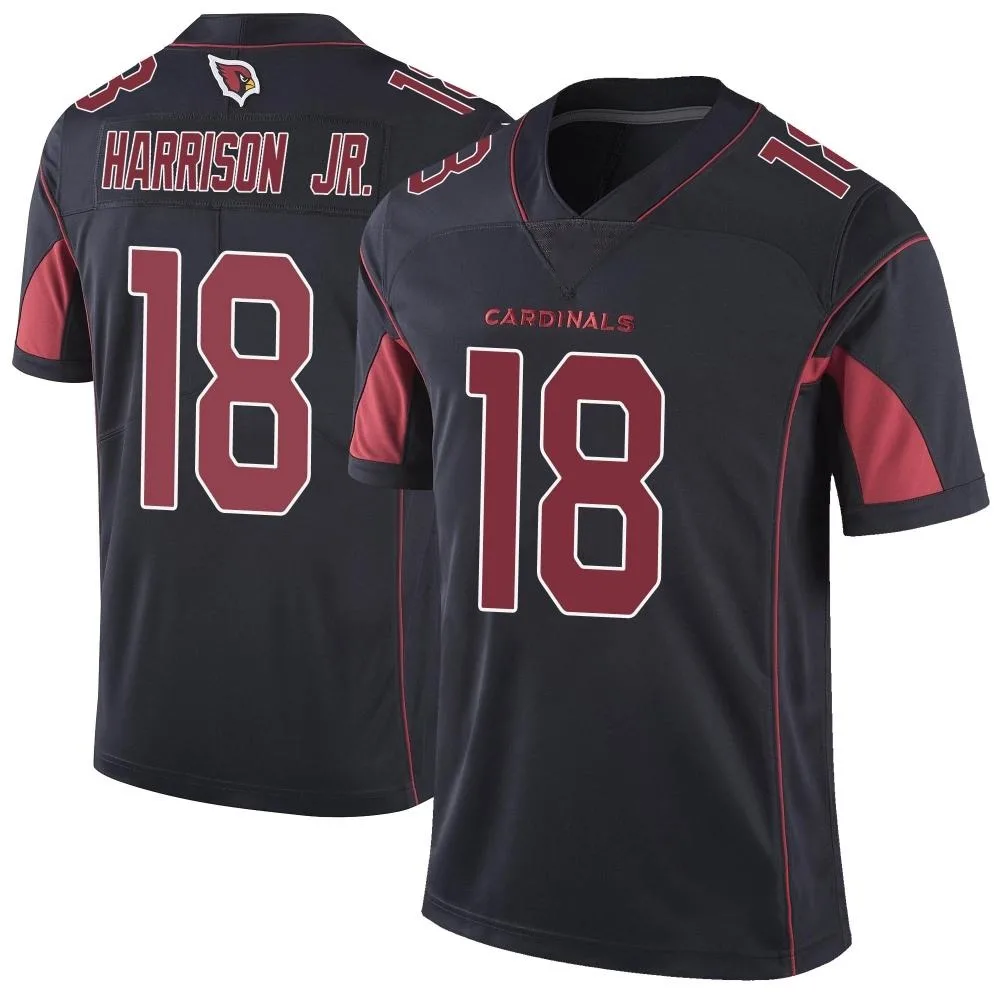 Youth Arizona Cardinals Marvin Harrison Jr. Nike Color Rush Vapor Untouchable Limited Black Jersey Youth Arizona Cardinals Marvin Harrison Jr. Nike Color Rush Vapor Untouchable Limited Black Jersey