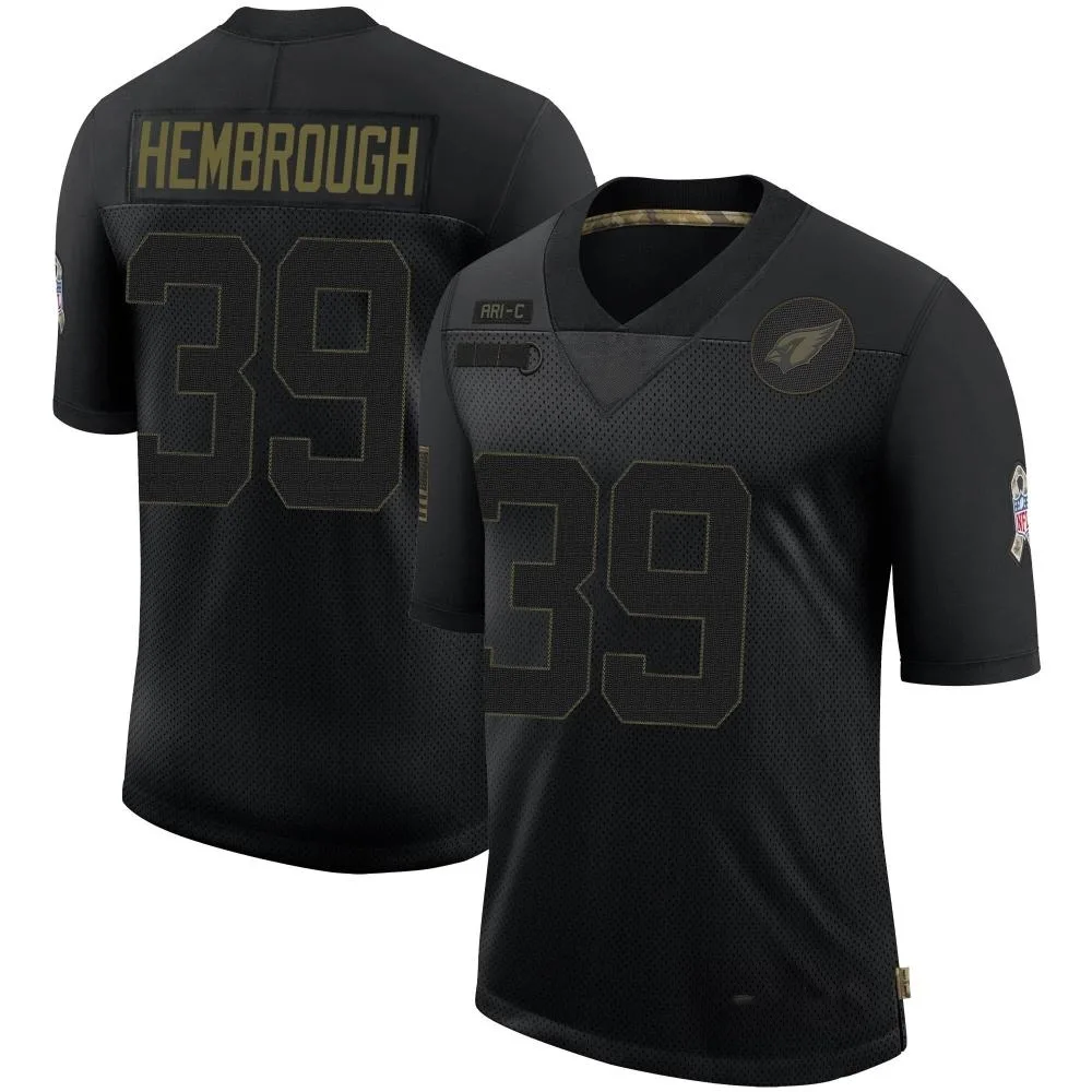 Men's Arizona Cardinals Matt Hembrough Nike 2020 Salute To Service Limited Black Jersey Men's Arizona Cardinals Matt Hembrough Nike 2020 Salute To Service Limited Black Jersey
