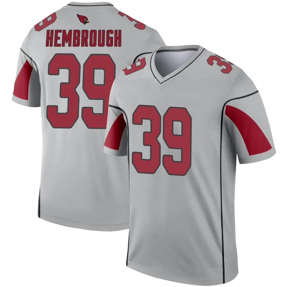 Men's Arizona Cardinals Matt Hembrough Nike Inverted Silver Legend Jersey Men's Arizona Cardinals Matt Hembrough Nike Inverted Silver Legend Jersey