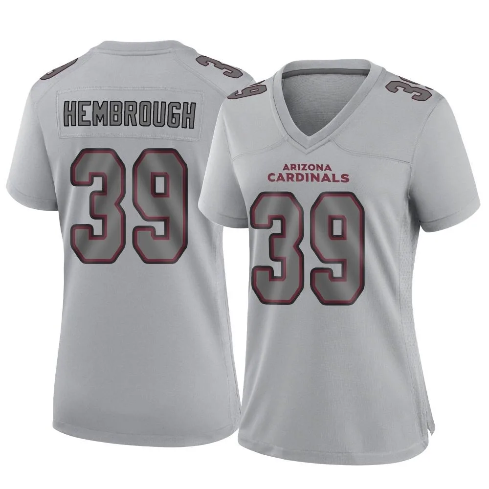 Women's Arizona Cardinals Matt Hembrough Nike Atmosphere Fashion Game Gray Jersey Women's Arizona Cardinals Matt Hembrough Nike Atmosphere Fashion Game Gray Jersey