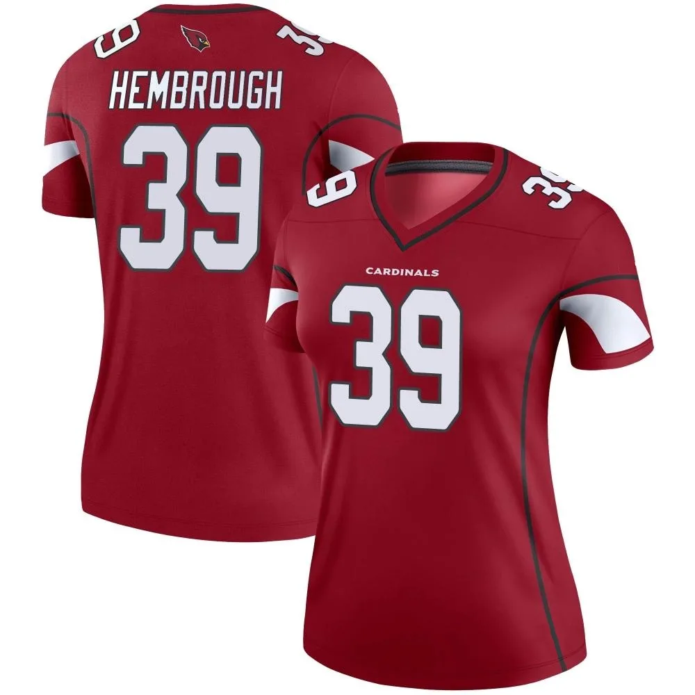 Women's Arizona Cardinals Matt Hembrough Nike Cardinal Legend Jersey Women's Arizona Cardinals Matt Hembrough Nike Cardinal Legend Jersey