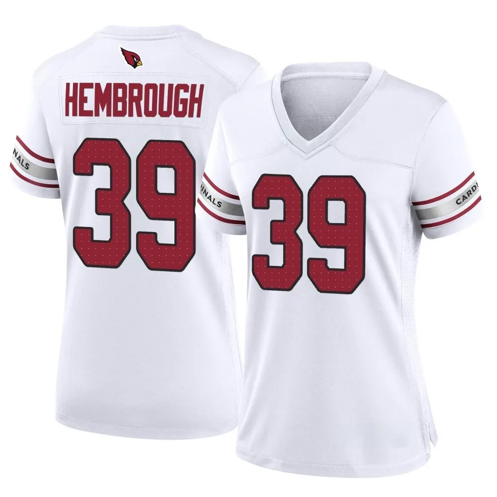 Women's Arizona Cardinals Matt Hembrough Nike Game White Jersey Women's Arizona Cardinals Matt Hembrough Nike Game White Jersey