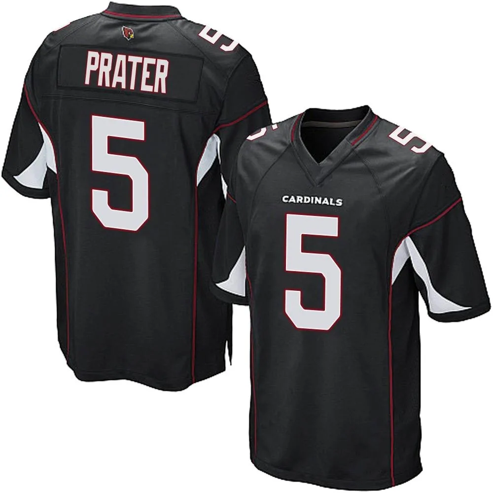Men's Arizona Cardinals Matt Prater Nike Alternate Game Black Jersey Men's Arizona Cardinals Matt Prater Nike Alternate Game Black Jersey