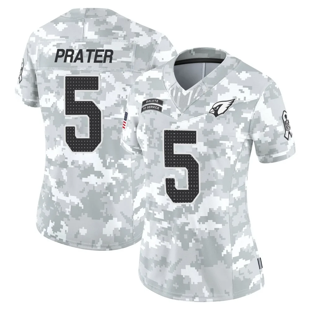 Women's Arizona Cardinals Matt Prater Nike 2024 Salute To Service Limited Arctic Camo Jersey Women's Arizona Cardinals Matt Prater Nike 2024 Salute To Service Limited Arctic Camo Jersey