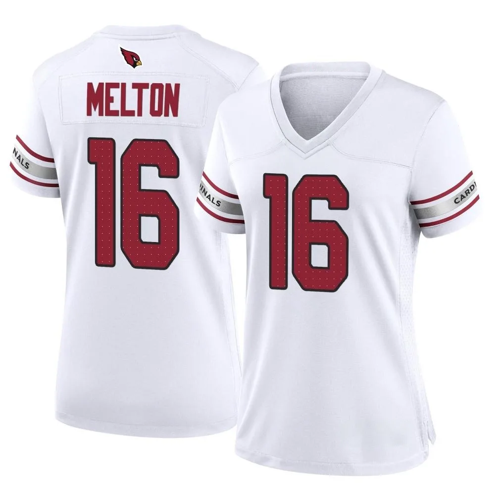 Women's Arizona Cardinals Max Melton Nike Game White Jersey Women's Arizona Cardinals Max Melton Nike Game White Jersey