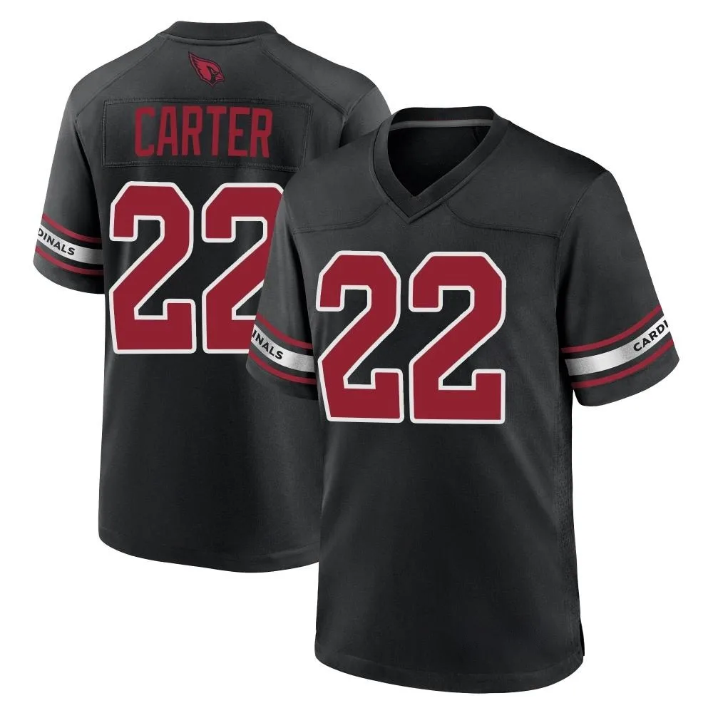 Men's Arizona Cardinals Michael Carter Nike 2nd Alternate Game Black Jersey Men's Arizona Cardinals Michael Carter Nike 2nd Alternate Game Black Jersey