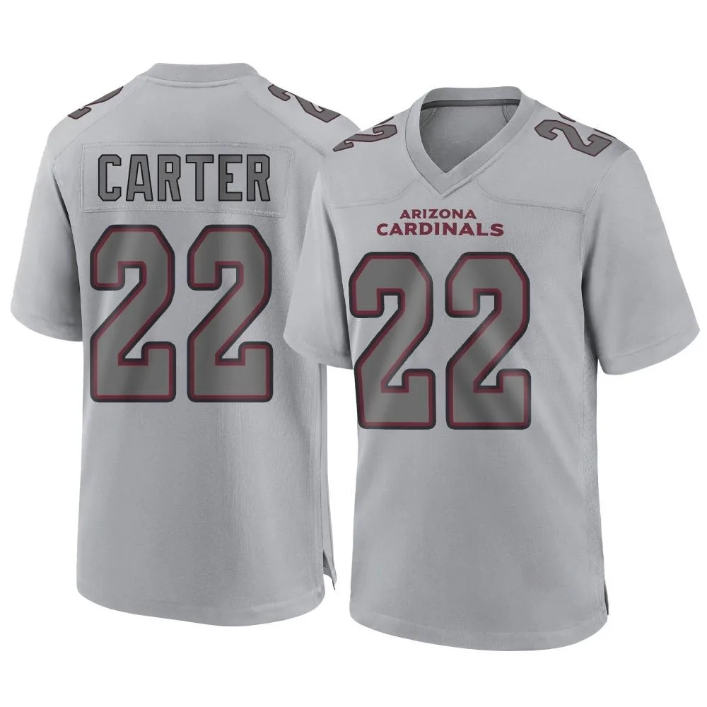 Men's Arizona Cardinals Michael Carter Nike Atmosphere Fashion Game Gray Jersey Men's Arizona Cardinals Michael Carter Nike Atmosphere Fashion Game Gray Jersey
