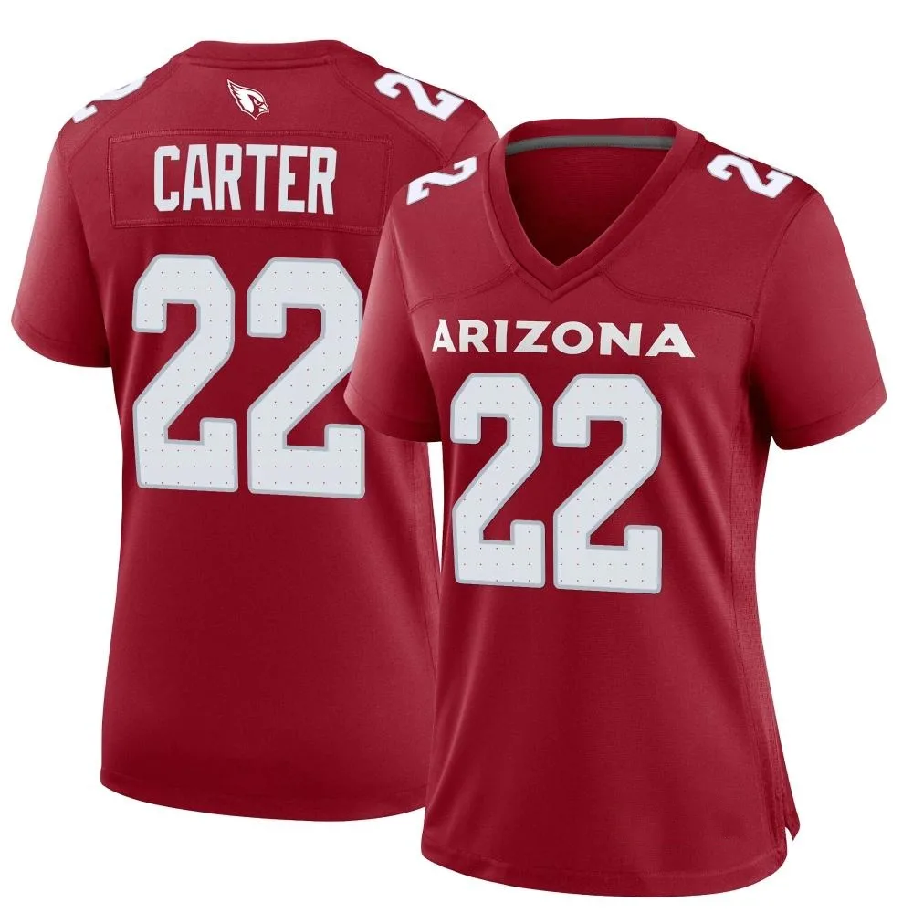 Women's Arizona Cardinals Michael Carter Nike Cardinal Game Jersey Women's Arizona Cardinals Michael Carter Nike Cardinal Game Jersey