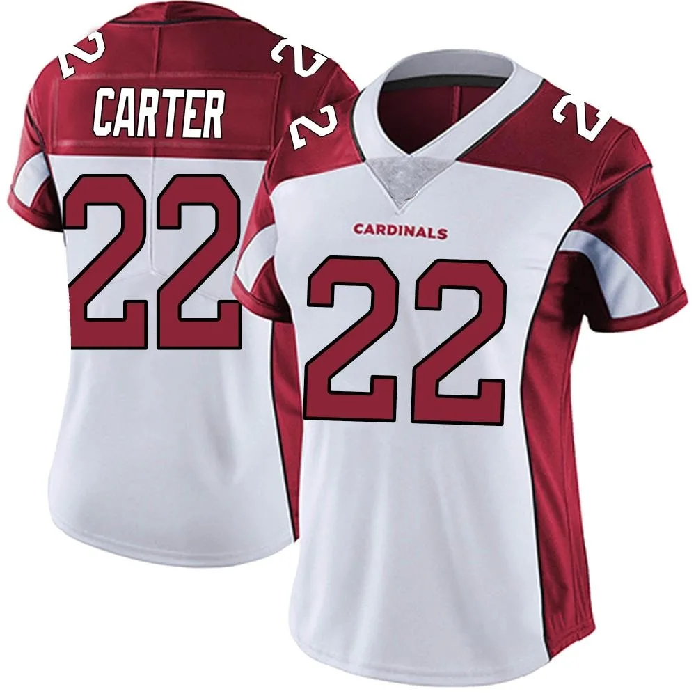 Women's Arizona Cardinals Michael Carter Nike Vapor Untouchable Limited White Jersey Women's Arizona Cardinals Michael Carter Nike Vapor Untouchable Limited White Jersey