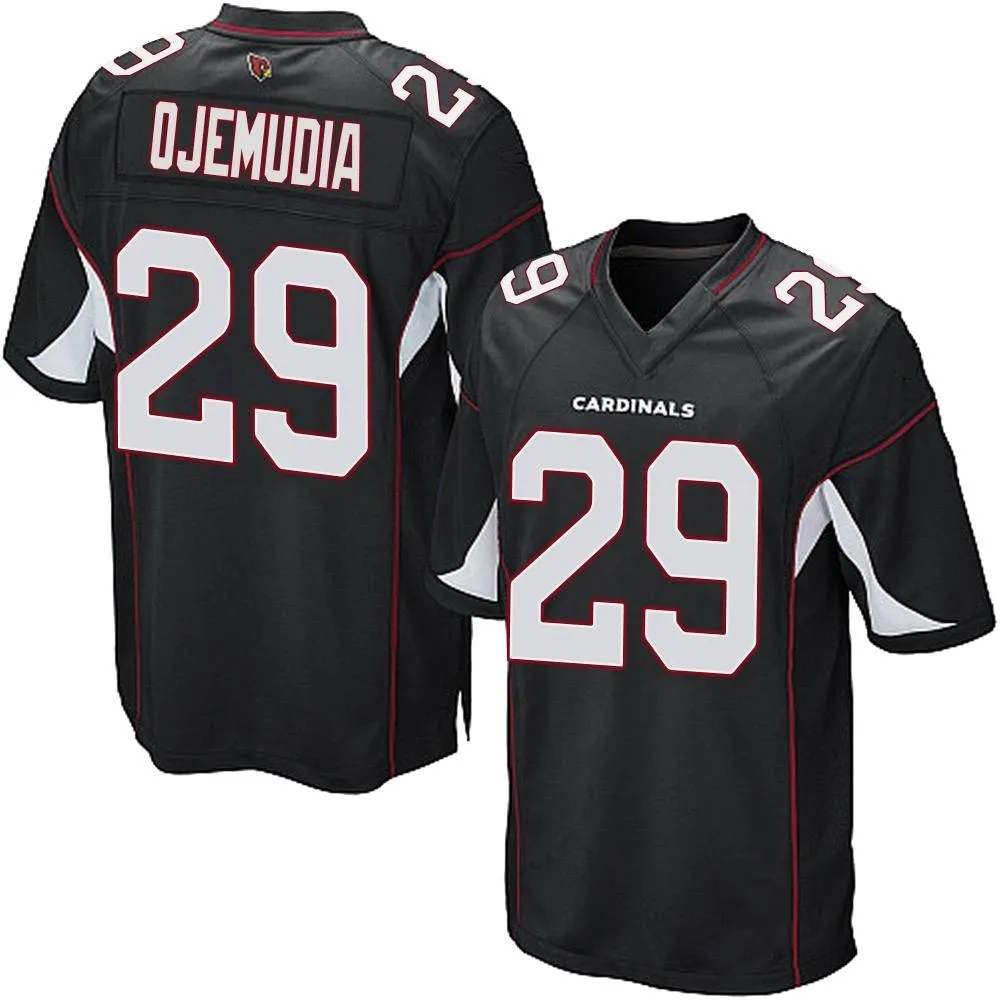 Men's Arizona Cardinals Michael Ojemudia Nike Alternate Game Black Jersey Men's Arizona Cardinals Michael Ojemudia Nike Alternate Game Black Jersey