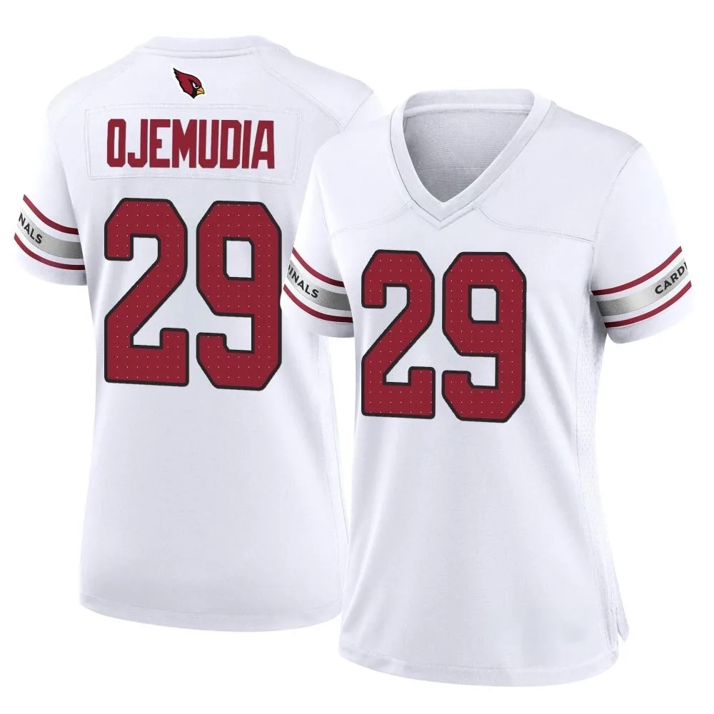 Women's Arizona Cardinals Michael Ojemudia Nike Game White Jersey Women's Arizona Cardinals Michael Ojemudia Nike Game White Jersey