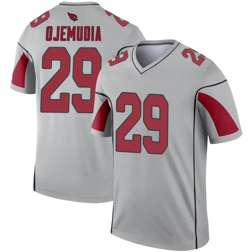 Youth Arizona Cardinals Michael Ojemudia Nike Inverted Silver Legend Jersey Youth Arizona Cardinals Michael Ojemudia Nike Inverted Silver Legend Jersey