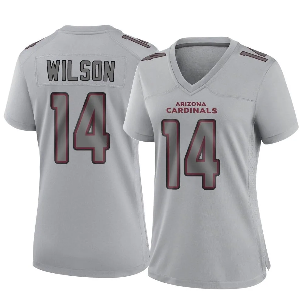 Women's Arizona Cardinals Michael Wilson Nike Atmosphere Fashion Game Gray Jersey Women's Arizona Cardinals Michael Wilson Nike Atmosphere Fashion Game Gray Jersey