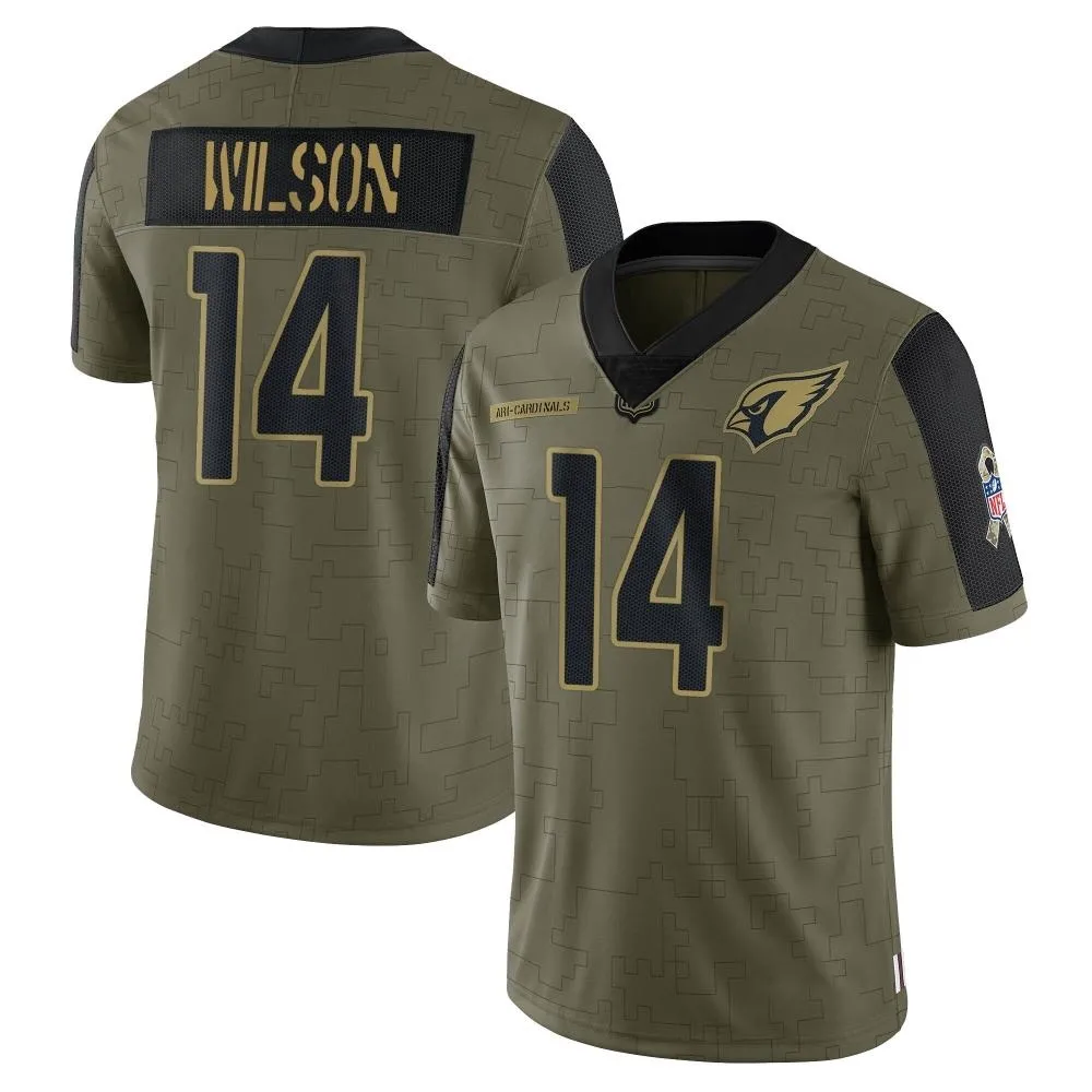 Youth Arizona Cardinals Michael Wilson Nike 2021 Salute To Service Limited Olive Jersey Youth Arizona Cardinals Michael Wilson Nike 2021 Salute To Service Limited Olive Jersey