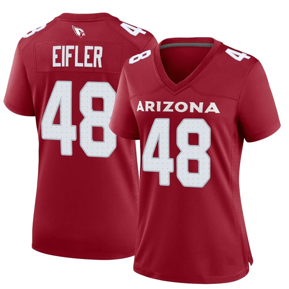 Women's Arizona Cardinals Milo Eifler Nike Cardinal Game Jersey Women's Arizona Cardinals Milo Eifler Nike Cardinal Game Jersey