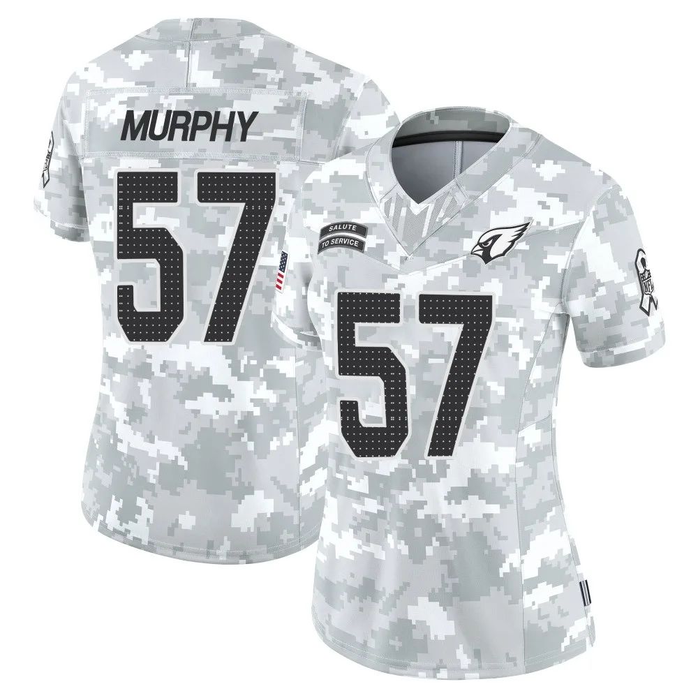 Women's Arizona Cardinals Myles Murphy Nike 2024 Salute To Service Limited Arctic Camo Jersey Women's Arizona Cardinals Myles Murphy Nike 2024 Salute To Service Limited Arctic Camo Jersey