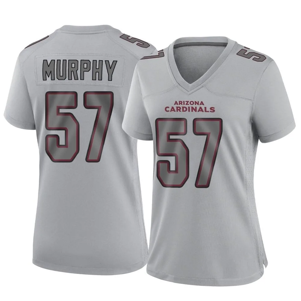Women's Arizona Cardinals Myles Murphy Nike Atmosphere Fashion Game Gray Jersey Women's Arizona Cardinals Myles Murphy Nike Atmosphere Fashion Game Gray Jersey