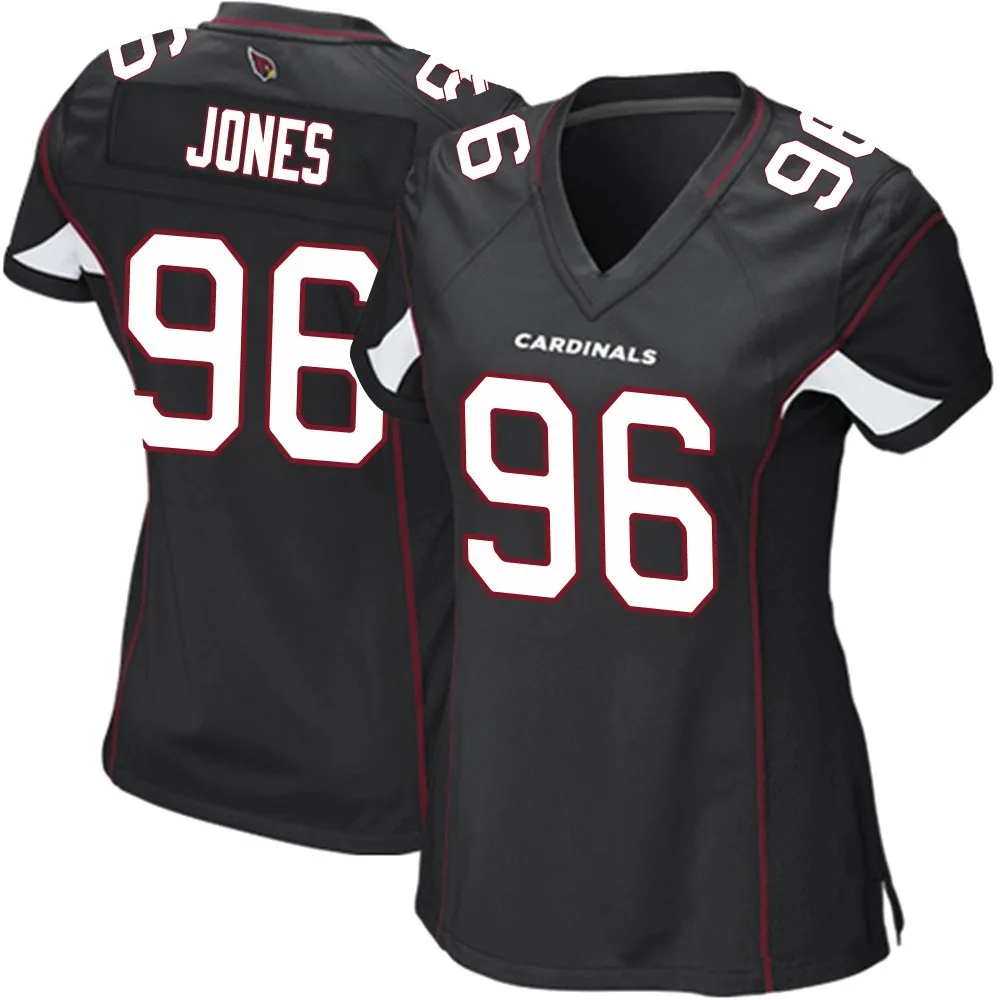 Women's Arizona Cardinals Naquan Jones Nike Alternate Game Black Jersey Women's Arizona Cardinals Naquan Jones Nike Alternate Game Black Jersey