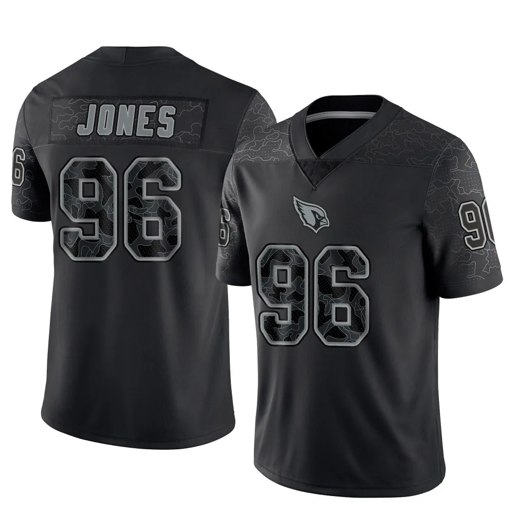 Youth Arizona Cardinals Naquan Jones Nike Reflective Limited Black Jersey Youth Arizona Cardinals Naquan Jones Nike Reflective Limited Black Jersey