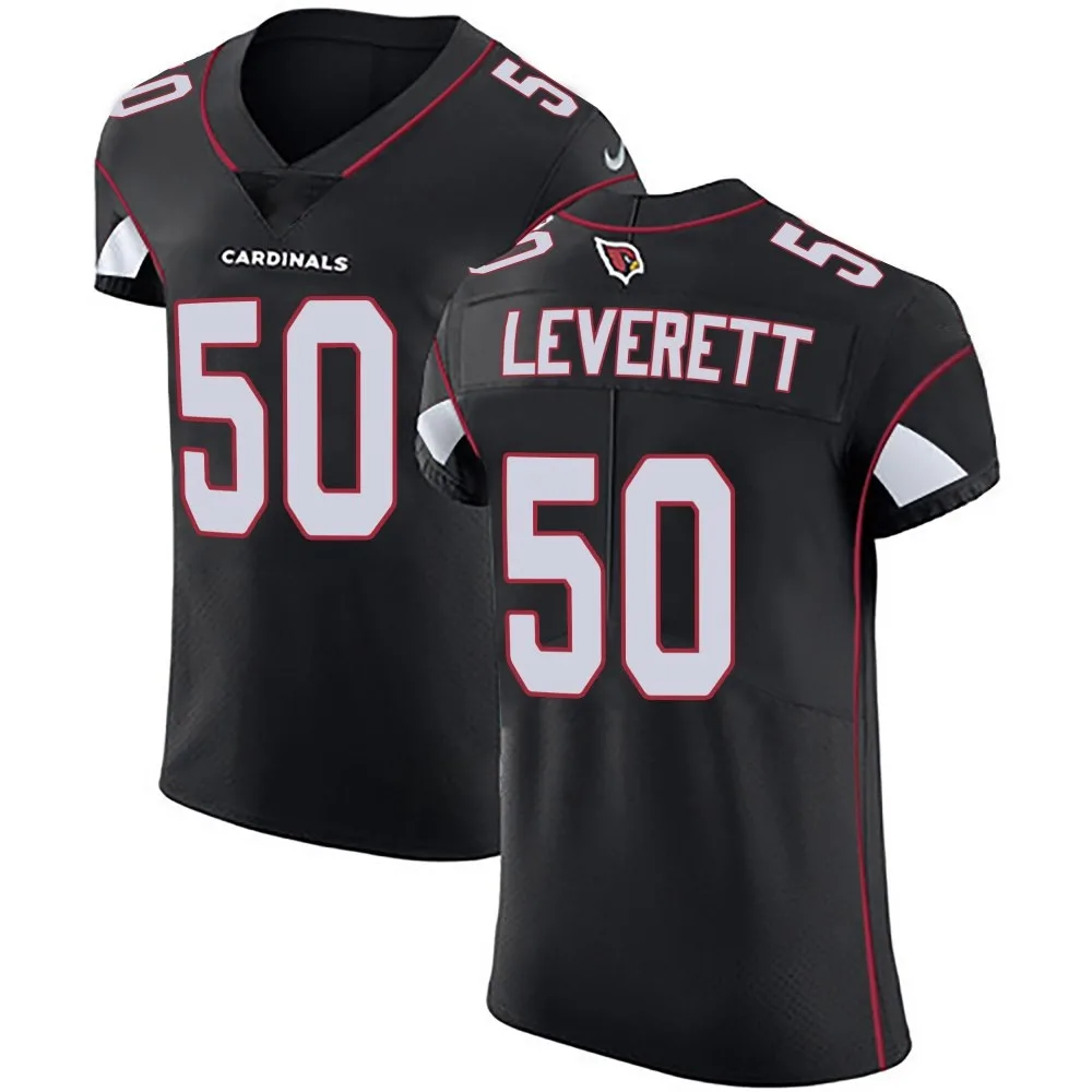 Men's Arizona Cardinals Nick Leverett Nike Alternate Vapor Untouchable Elite Black Jersey Men's Arizona Cardinals Nick Leverett Nike Alternate Vapor Untouchable Elite Black Jersey
