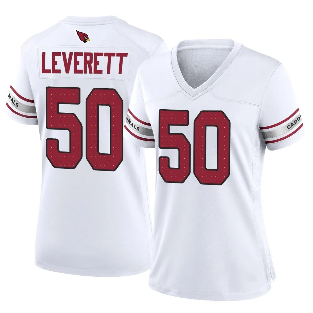 Women's Arizona Cardinals Nick Leverett Nike Game White Jersey Women's Arizona Cardinals Nick Leverett Nike Game White Jersey