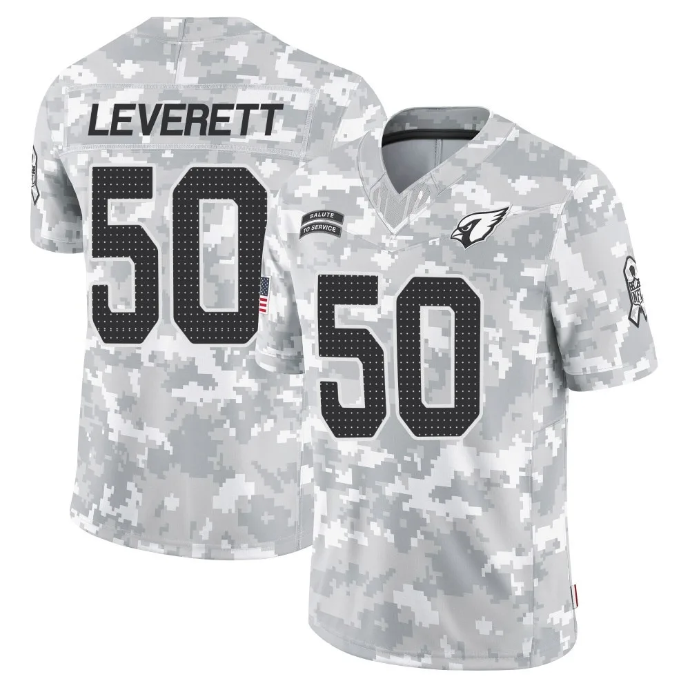 Youth Arizona Cardinals Nick Leverett Nike 2024 Salute To Service Limited Arctic Camo Jersey Youth Arizona Cardinals Nick Leverett Nike 2024 Salute To Service Limited Arctic Camo Jersey